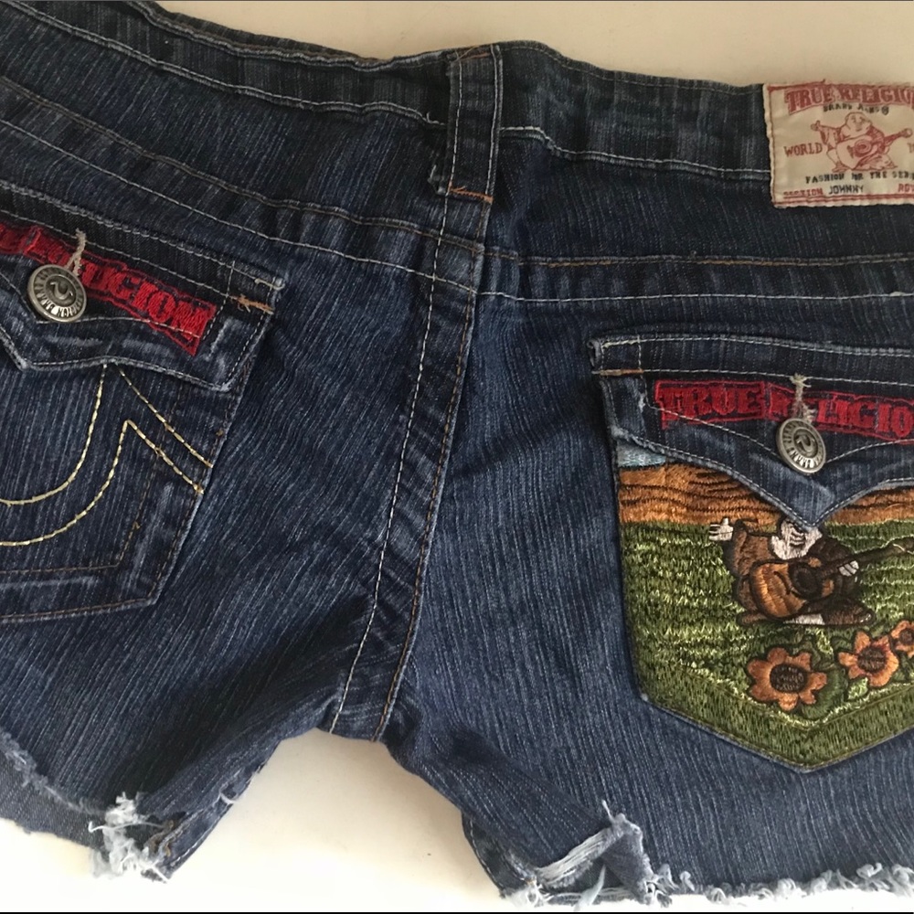 True Religion shorts size 27